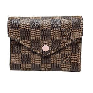 Authentic LOUIS VUITTON Portefeuille Victorine Ballerine Wallet br374-122525